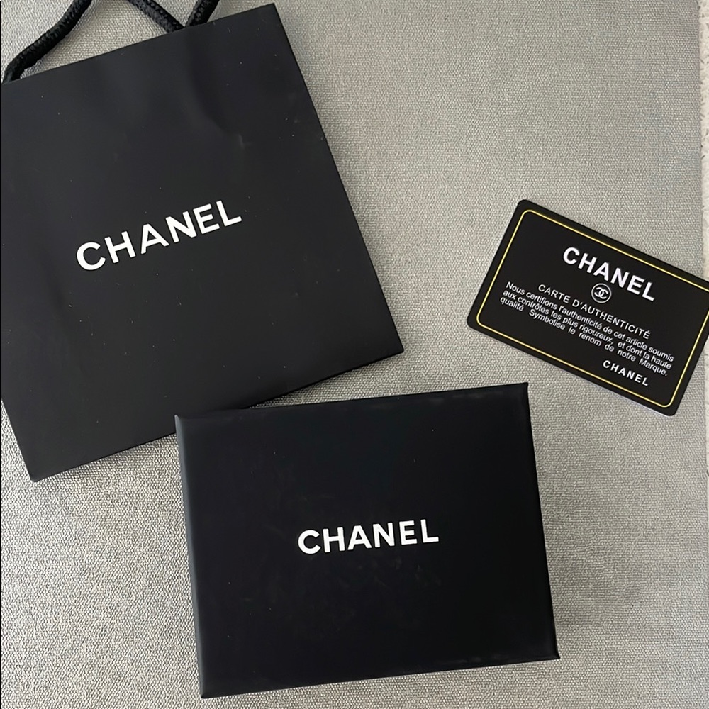Chanel Black Gift Set with Authenticity Card